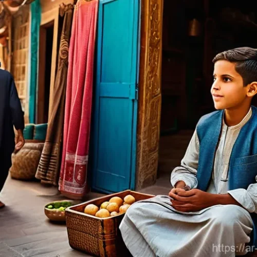 사진 자격증과 관련된 최신 이슈 - **Prompt:** A bustling, sun-drenched traditional souk in a historic Middle Eastern city. A male phot...