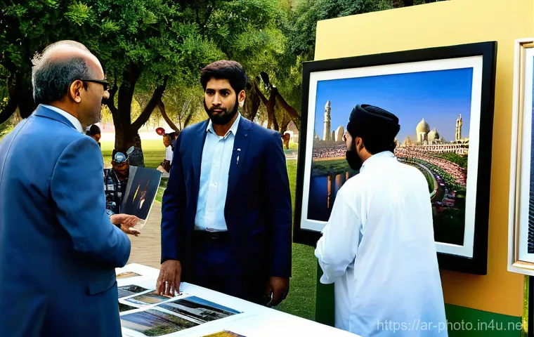 사진 자격증과 관련된 최신 이슈 - **Prompt:** Inside a sophisticated, minimalist photography studio in a modern Middle Eastern metropo...